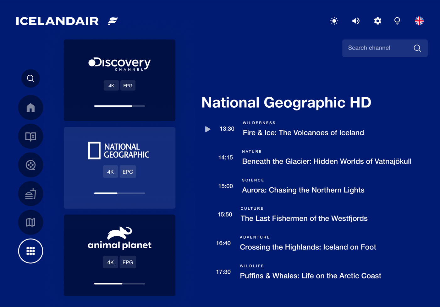 TV channels